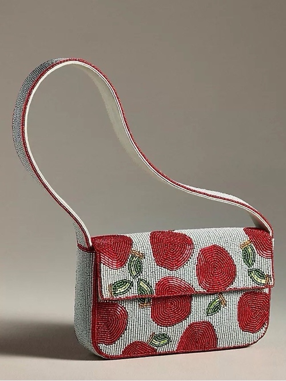 The Fiona Beaded Bag: Food & Drink Edition Apple NWT